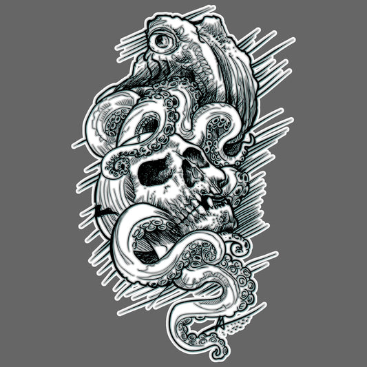 Tag Logo Octopus T-Shirt