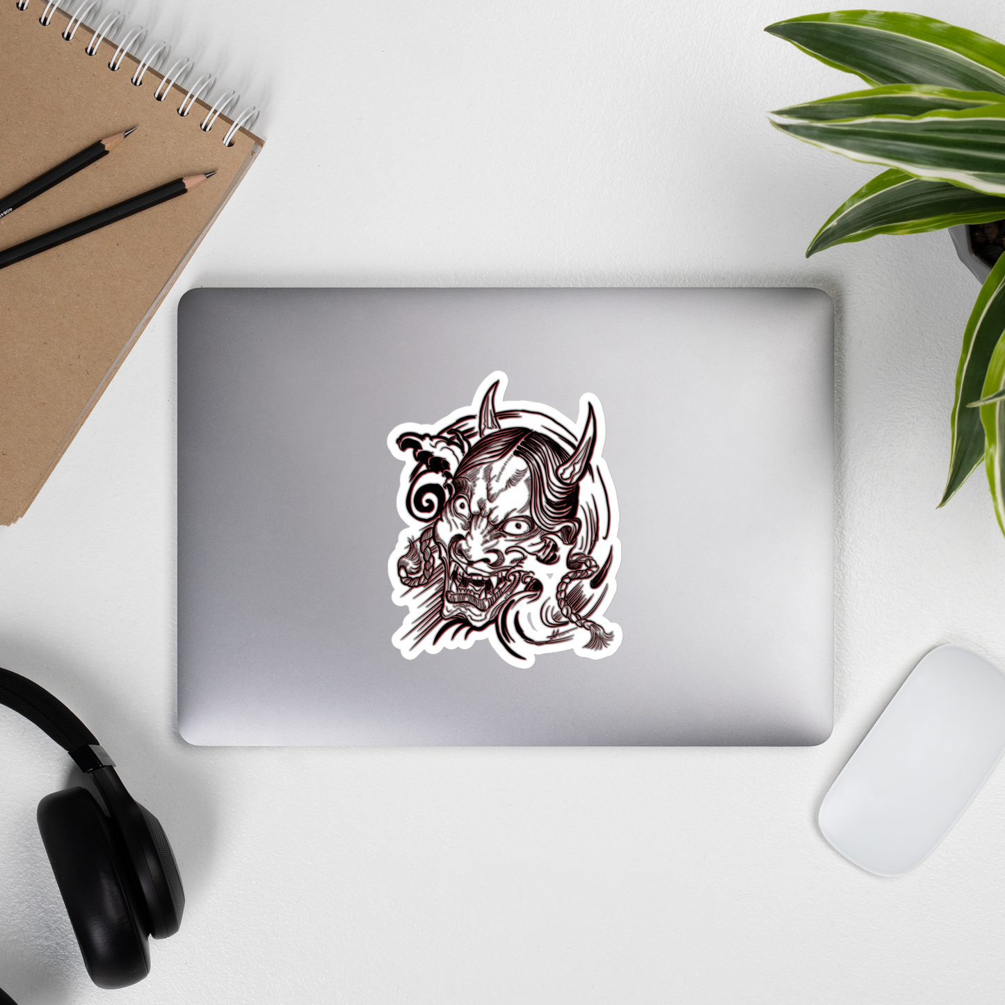 Hannya Mask Sticker