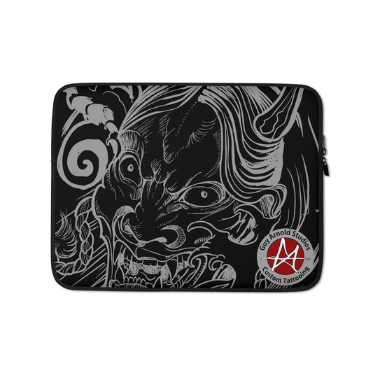 Hannya Mask Laptop Sleeve