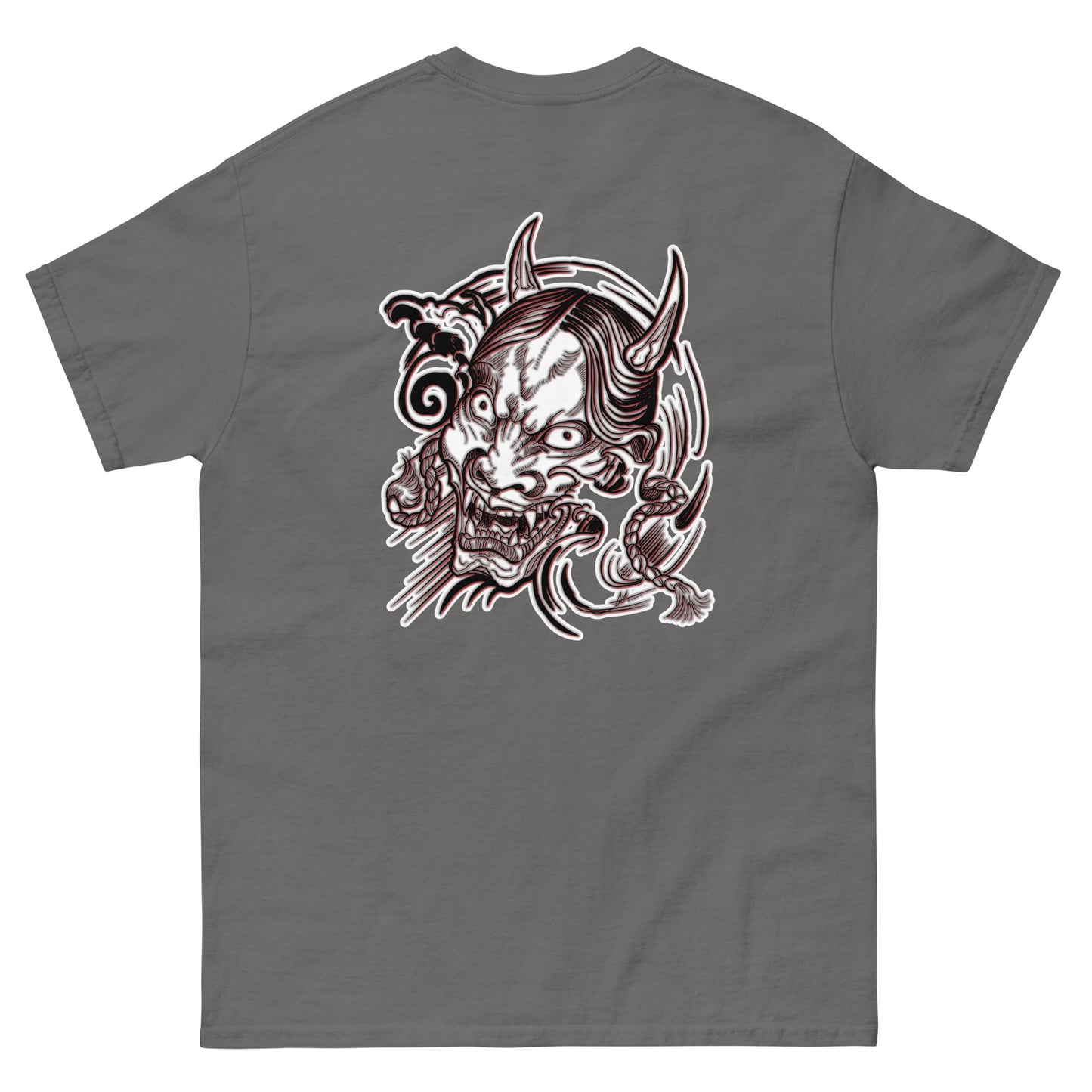 Tag Logo Hannya Mask T-Shirt