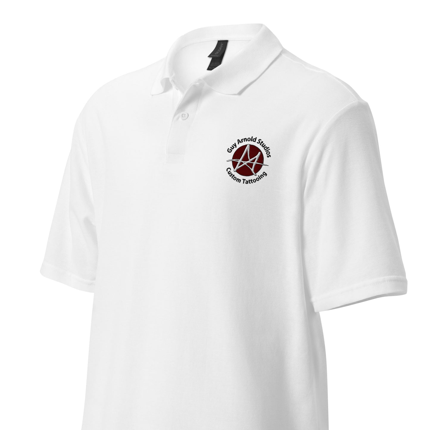 Studio Logo Pique Polo Shirt